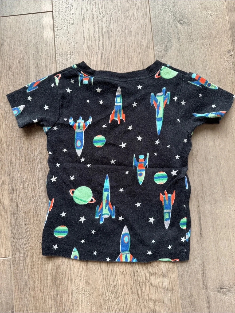 Carter's Space Rocket Pajama Set - Black, Green & Gray